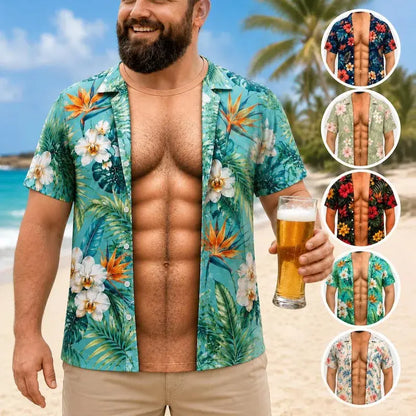 Funny Muscle T Shirt for Men,Too Hot To Handle Summer Vacation Gift