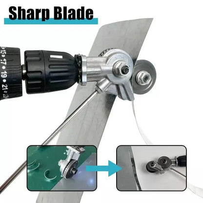 Electric Drill Mounted Metal Cutter for Iron Steel Aluminum Sheet