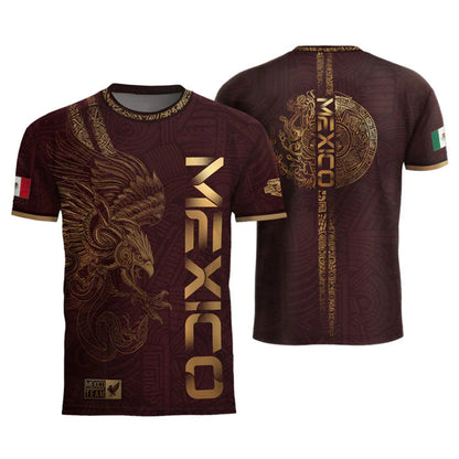 🇲🇽Men's Mexican Aztec Soccer Print Casual Tee