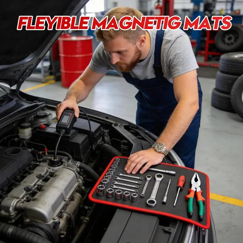 Father's Day Special – 50% OFF!🛠️‌Flexible Magnetic Tool Mat & Tray Holder