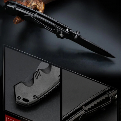 Durable Steel, Compact Power – Your Ultimate Outdoor Folding Knife!