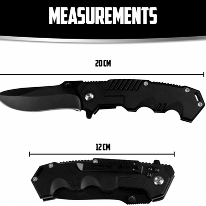 Durable Steel, Compact Power – Your Ultimate Outdoor Folding Knife!
