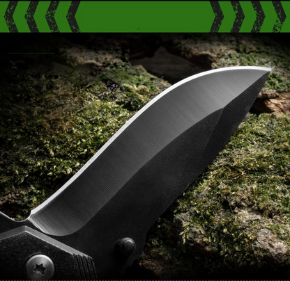 Durable Steel, Compact Power – Your Ultimate Outdoor Folding Knife!