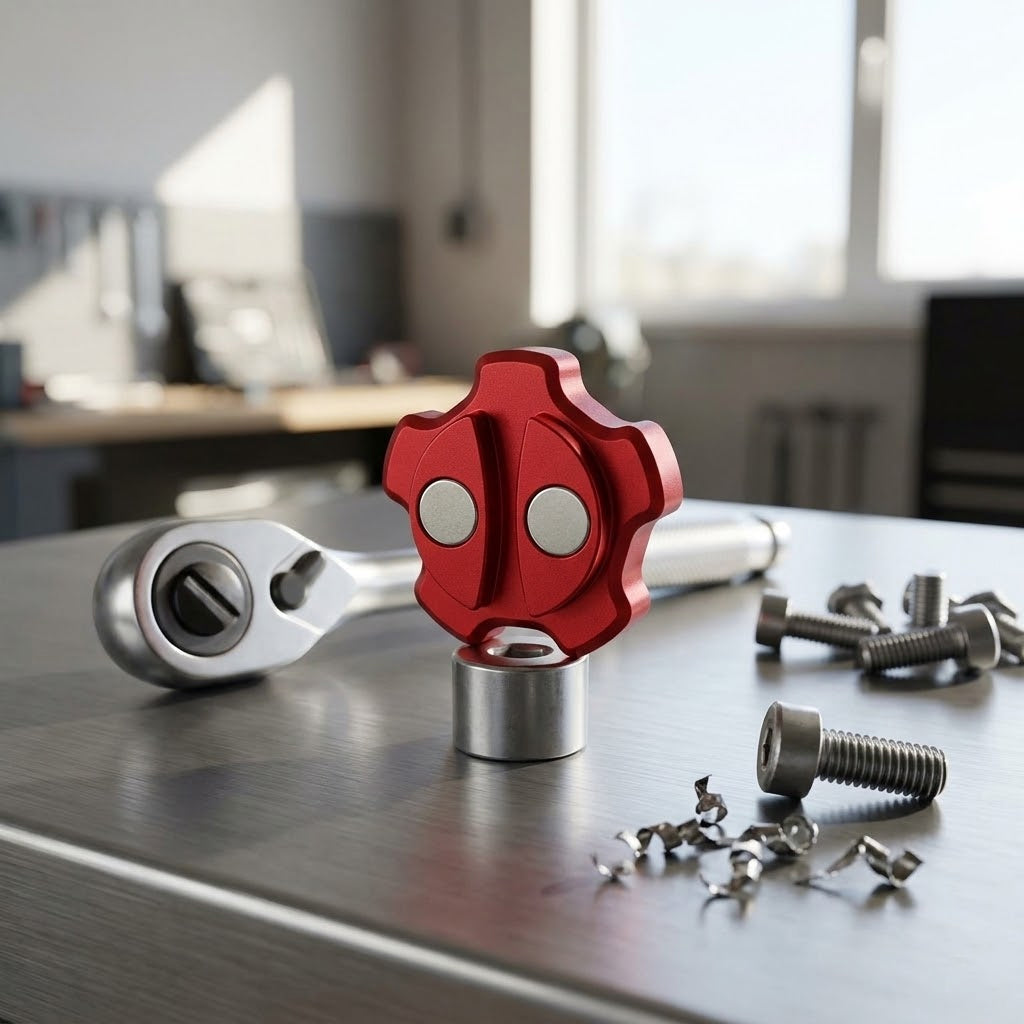 🔩 MW-2-HSTM Magnetic One Finger Reversible Ratchet Knob