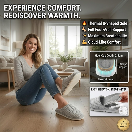 🏆Flash Sale⚡50K+ SOLD! Comfortable Thermal U-shaped Sole