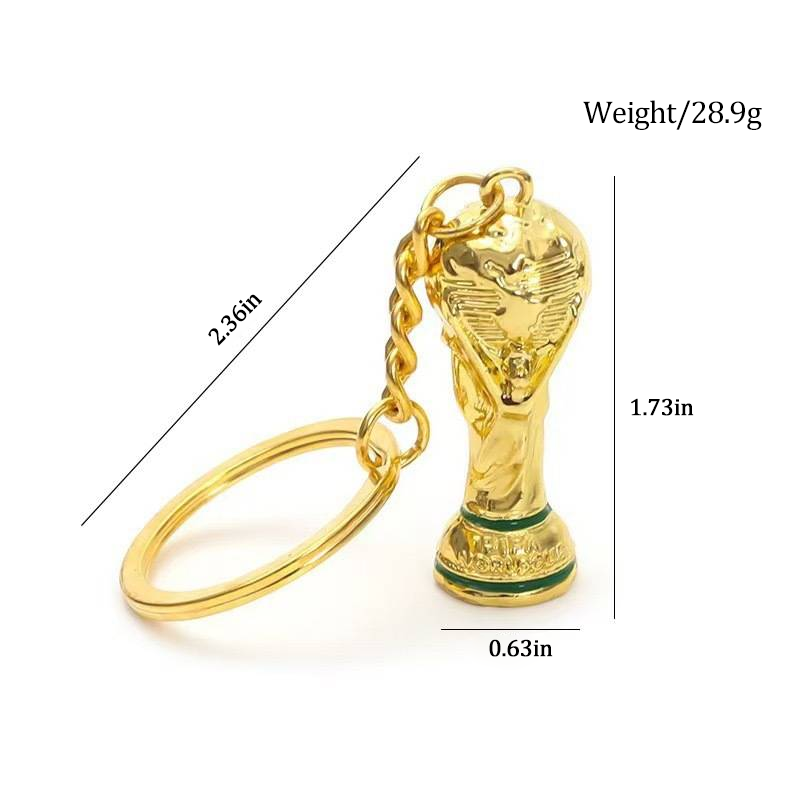 ⚽🏆 2026 Football Trophy & Ball Keychain