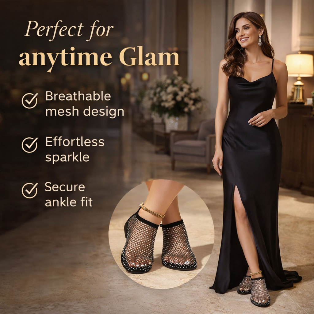 Last Day 70% Off Women's Rhinestone Flat🩴🏖️