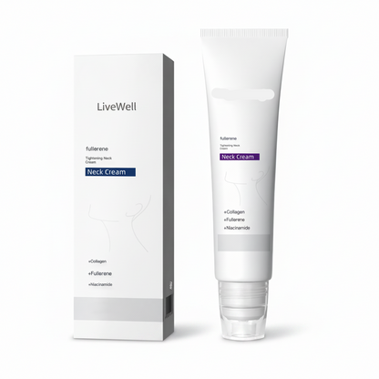 Roller Massage Neck Cream Collagen & Hyaluronic Acid | Firms Neck, Reduces Wrinkles & Double Chin