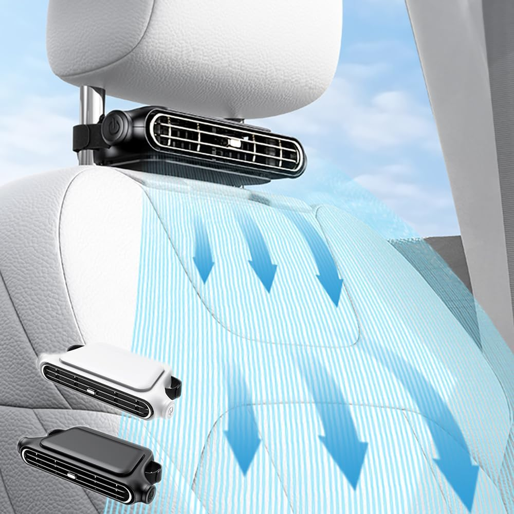 💥Universal Car Seat Ventilation Fan - Backseat Cooler for Summer Driving