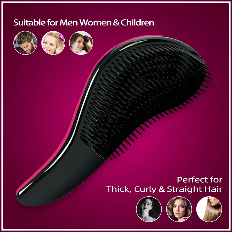 🪮💆2 Count Detangling Brush - Use in Wet and Dry Hair