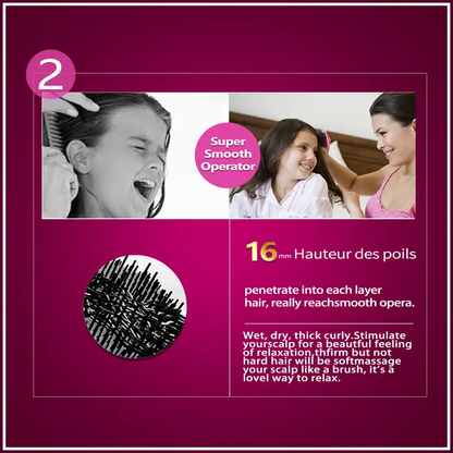 🪮💆2 Count Detangling Brush - Use in Wet and Dry Hair