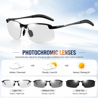 🕶️🌓Unisex Fashion Polarized Sunglasses, UV400 Anti Blue Light Sun Glasses for Photography Hiking Beach Outdoor