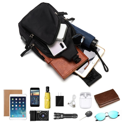 Men's Waterproof Oxford Sling Chest Bag
