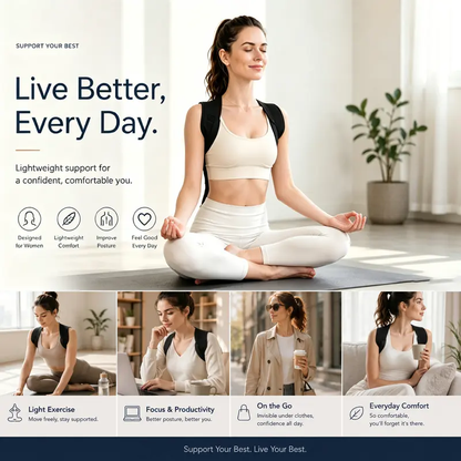 Shoulder Straps - Posture Support Straps for Men & Women