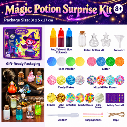 🔮✨ Starlit Wish Potion Lab – DIY Zodiac Magic Potion Making Kit
