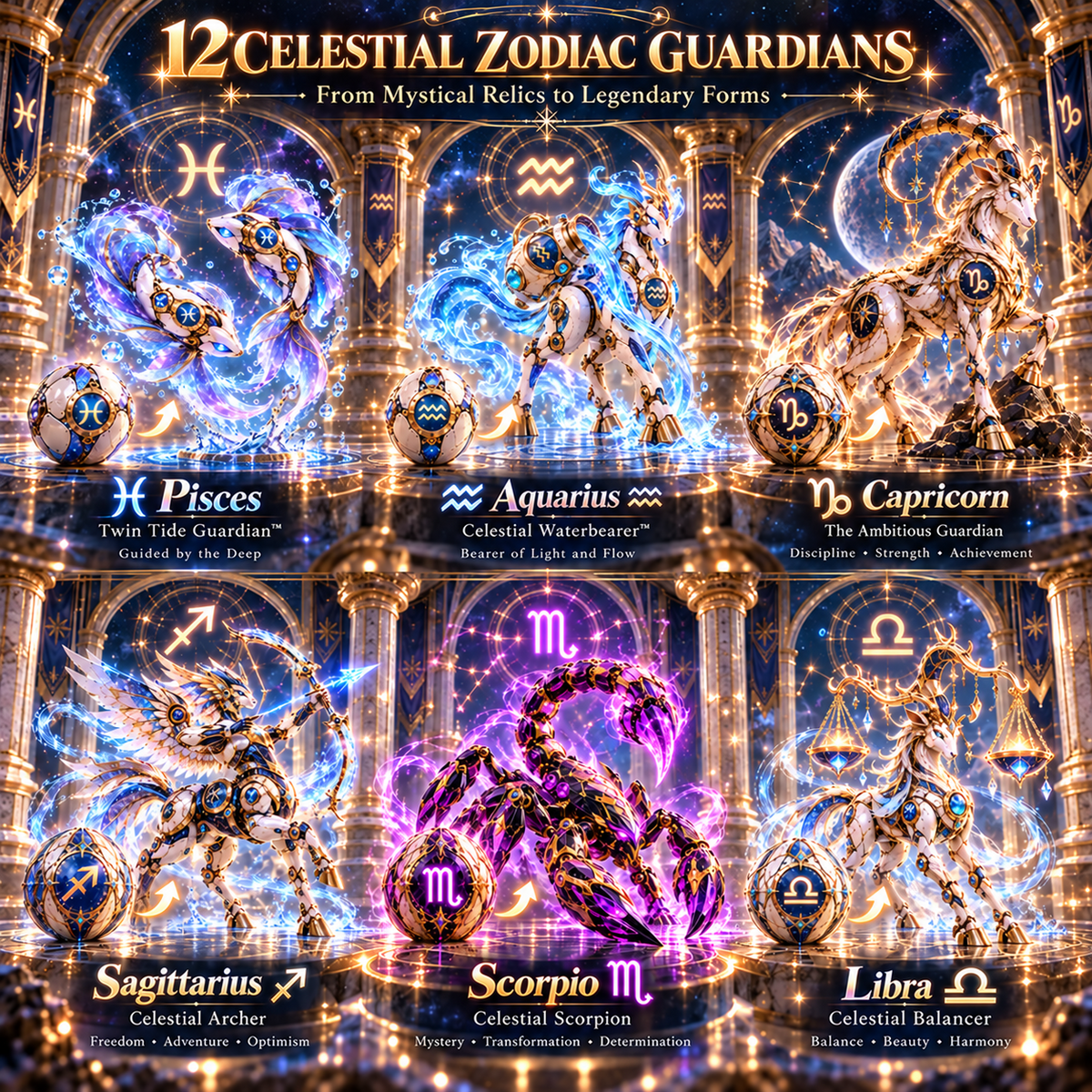 🥚✨ Zodiac Guardian Eggs™ – 2-in-1 Zodiac-Inspired Fantasy Collectibles 🎁