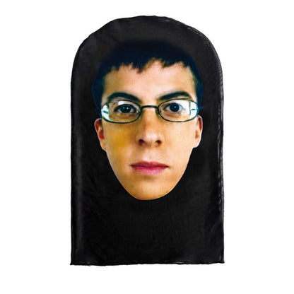 3Pcs Funny Printed Full Face Mesh Mask – Breathable Cosplay Hood for Parties & Street Style