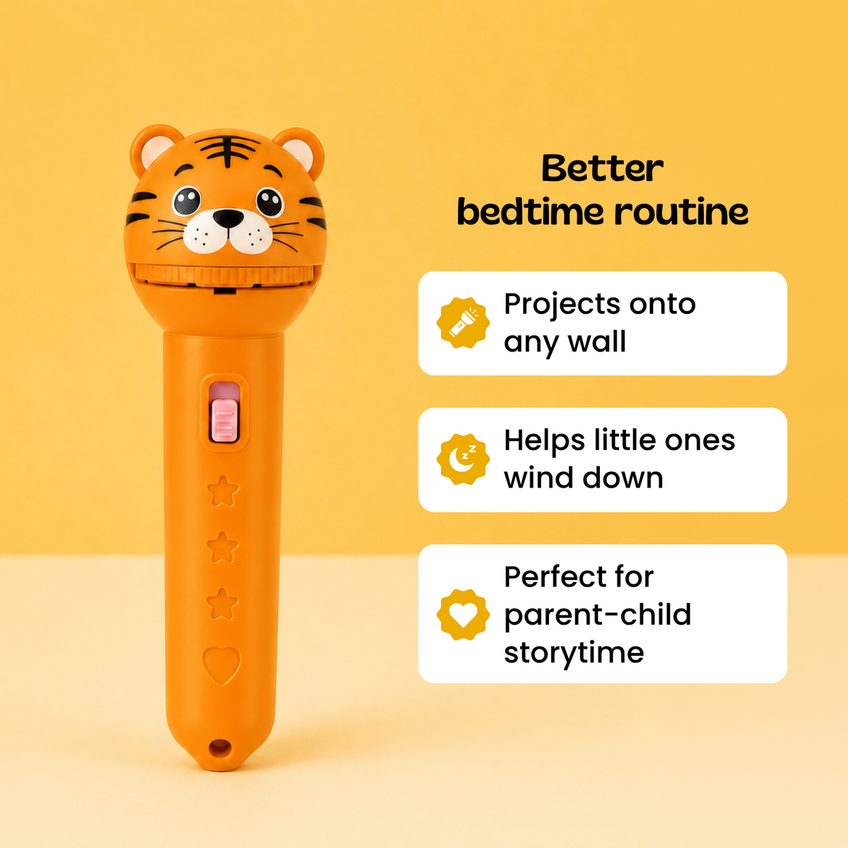 🌙 Kids Animal Story Projector – Magical Bedtime Flashlight