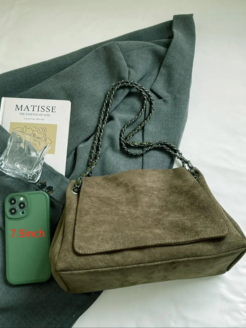 Women's Fall/Winter Suede Shoulder Bag