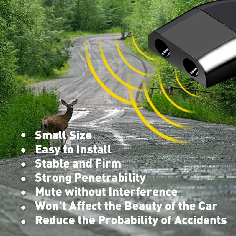 4PCS Deer Whistles Animal Warning Whistle