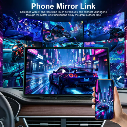【Tool Upgrade】 2026 9-Inch Wireless CarPlay|Portable touchscreen supporting GPS
