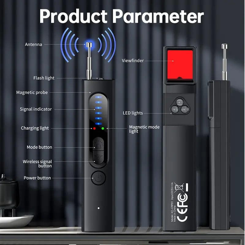 【Protecting your privacy】 Hidden Camera Detectors, GPS Tracker Detector and RF Signal Scanner,  Find Out Hidden GPS Trackers