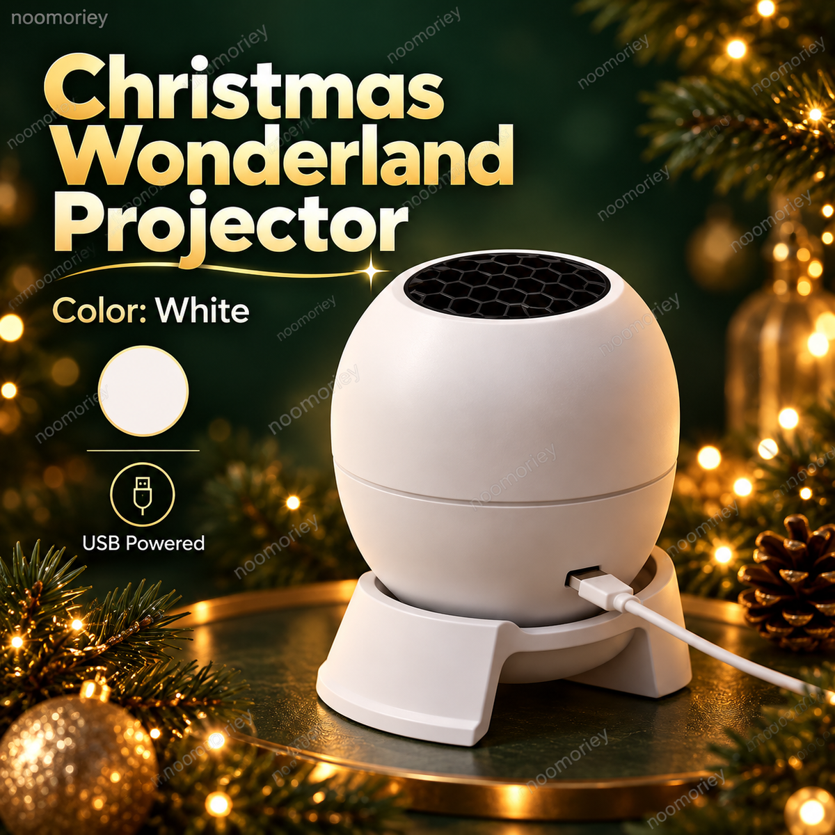 🎄 Christmas Wonderland Projector Light – Bring Santa’s Magic to Your Walls & Ceiling ✨