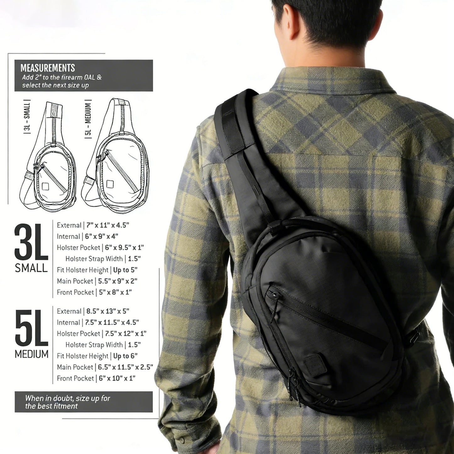 🔥Last Day 49% OFF - 🔫 ✨ Obscura CCW Sling Bag