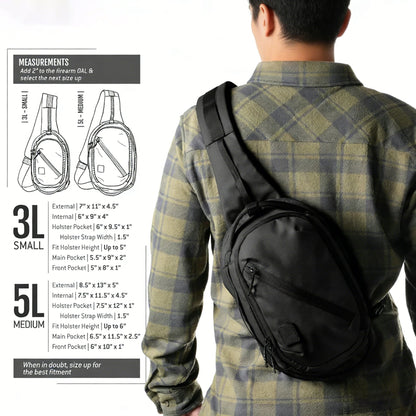 🔥Last Day 49% OFF - 🔫 ✨ Obscura CCW Sling Bag