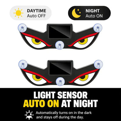 Dynamic LED Rear Window Display - Vampire Devil Eye