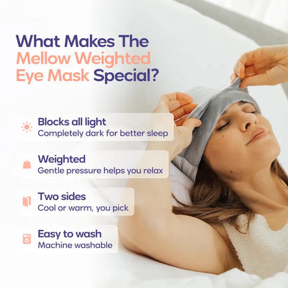 Lights Out Weighted Eye Mask