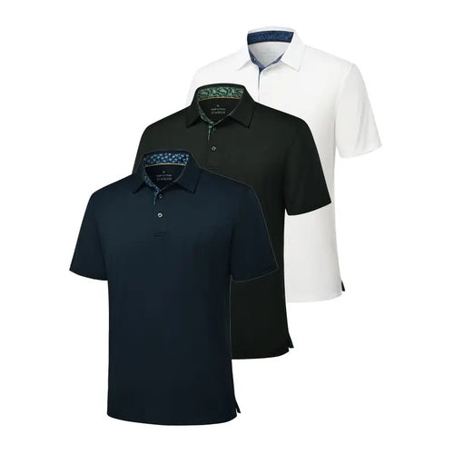 👔3-Pack Men's Polo Shirts