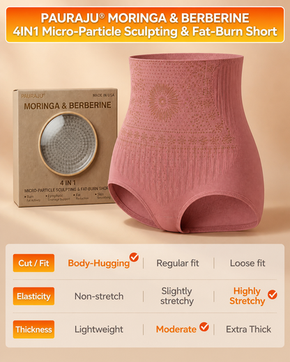 💥50% off💞 4-in-1 shaping and fat-burning microfiber shorts