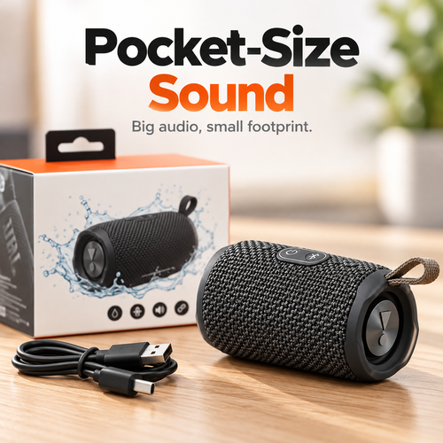 Mini Portable Bluetooth Speaker – Pocket-Size Wireless Audio for Everyday Adventures