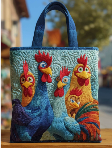 ✨ Boho Dreamcatcher Quilted Tote Bag – 3D Embroidered Feather Design, Spacious Everyday Carryall