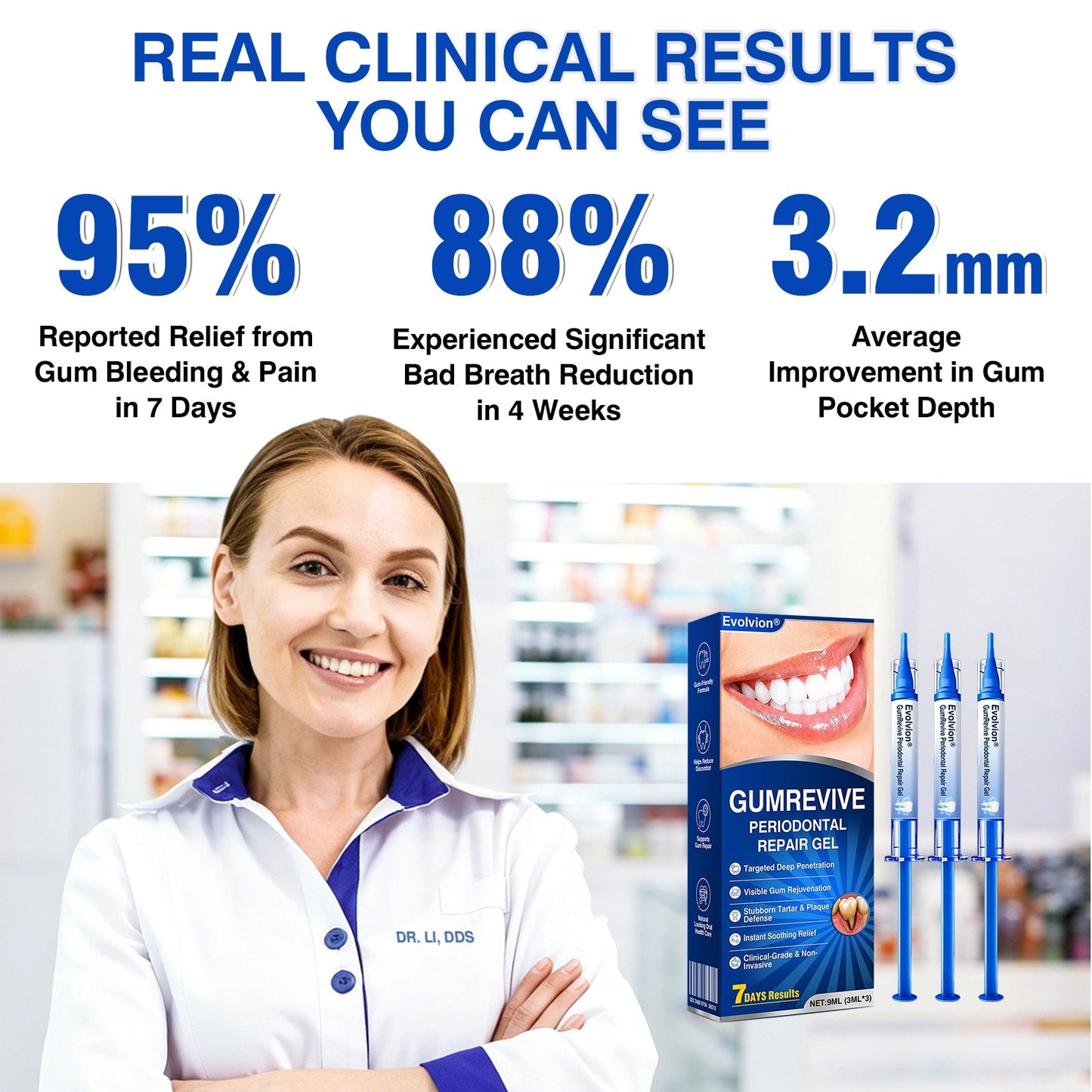 🏅🦷🛡️Evolvion® GumRevive Periodontal Repair Gel