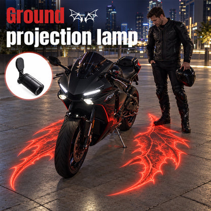 Motorcycle Devil Wing Ground Projection Lights (1 Pair)