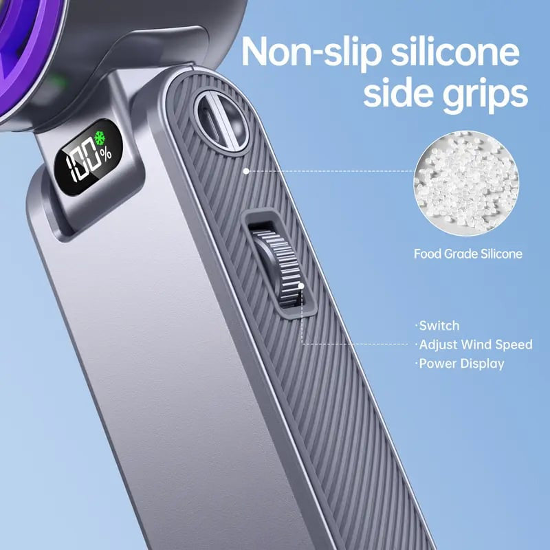 ❄️ 199-Speed Portable Fan – Powerful Cooling Anywhere