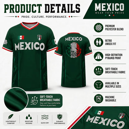 2026 Mexico Soccer Jersey – Retro Chichén Itzá Pyramid Football Shirt 🇲🇽⚽