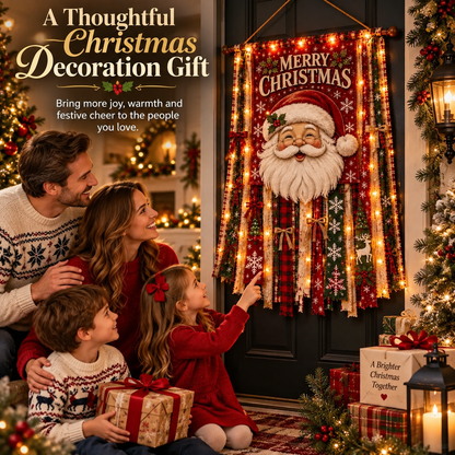 🎄 Lighted Christmas Door Hanging Decor✨