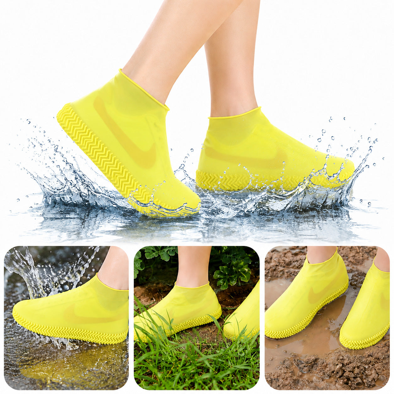 👟Pro-Grade Wear-Resistant Waterproof Shoe Covers (Reinforced Silicone)