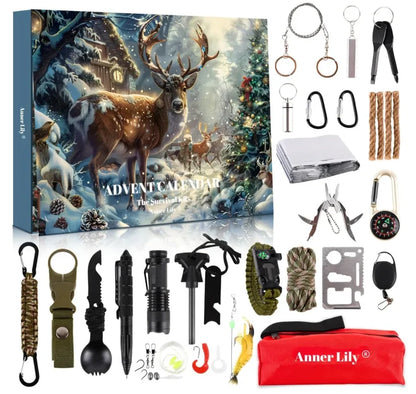 🎄 50% OFF Today! 24-Day Outdoor Gear Advent Calendar for Men