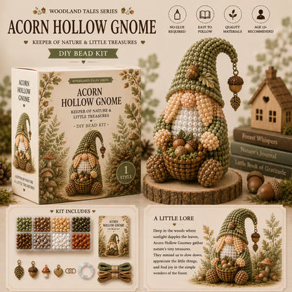 🔥 💕Cozy Gnome DIY Bead Kit Collection– Collect All 12 Gnome