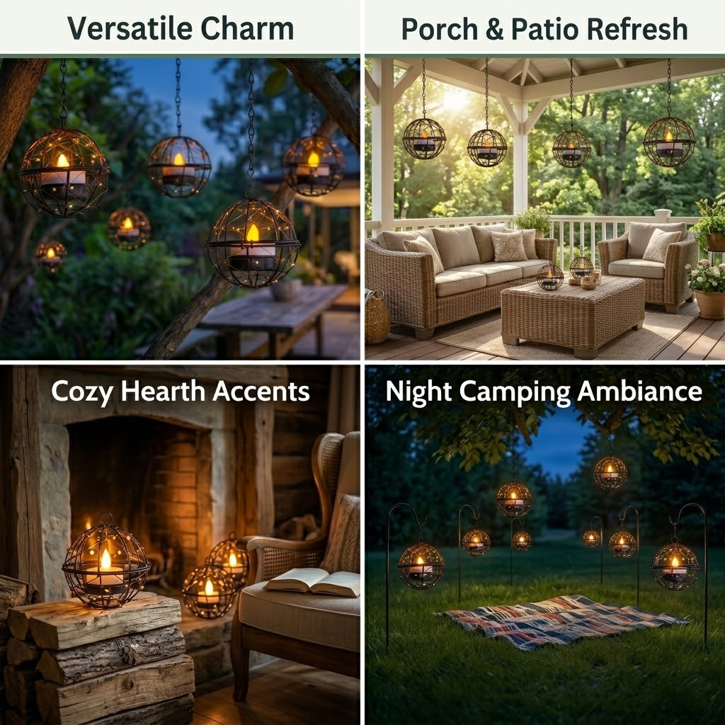 BUY 2 FREE SHIPPING 🏕️🌟Outdoor Solar Hanging Lanterns