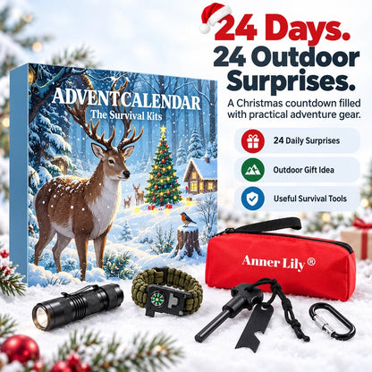 🎄 50% OFF Today! 24-Day Outdoor Gear Advent Calendar for Men
