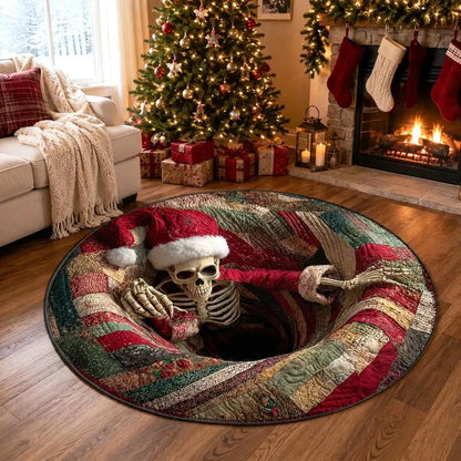 🎄 Christmas 3D Illusion Rug – Magical Holiday Portal Floor Decor