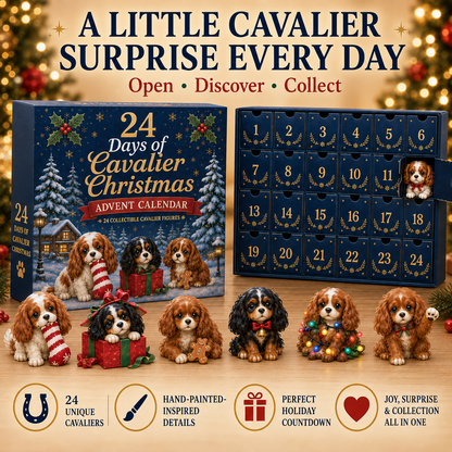 ⭐🐶 24 Days of Cavalier Christmas Advent Calendar 2026 – 24 Collectible Cavalier Surprises