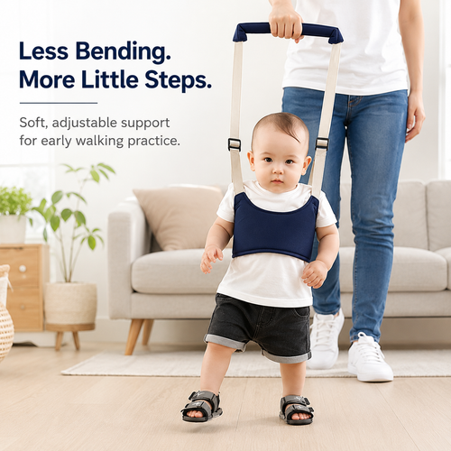 👶 Ergonomic Baby Walking Support Harness – Breathable Toddler First Steps Helper ✨