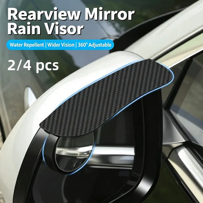 🎁2-in-1 Rearview Mirror Rain Visor with 360° Blind Spot Mirror!!!