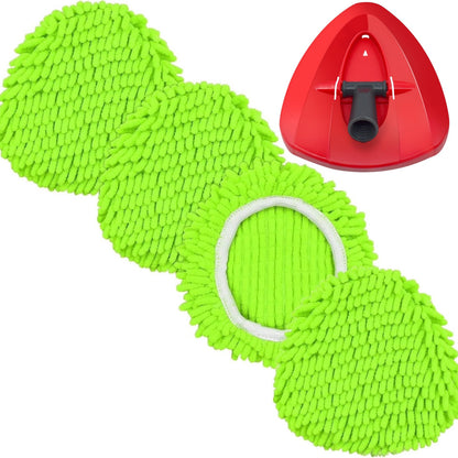 Triangle Chenille Mop Replacement Head – Compatible with O-Cedar & Vileda Spin Mops
